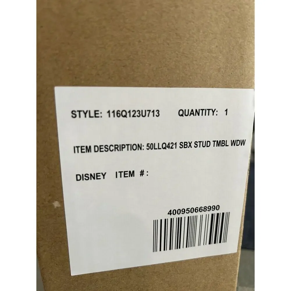 Walt Disney World x Starbucks Black 50th Anniversary Tumbler Cup Studded